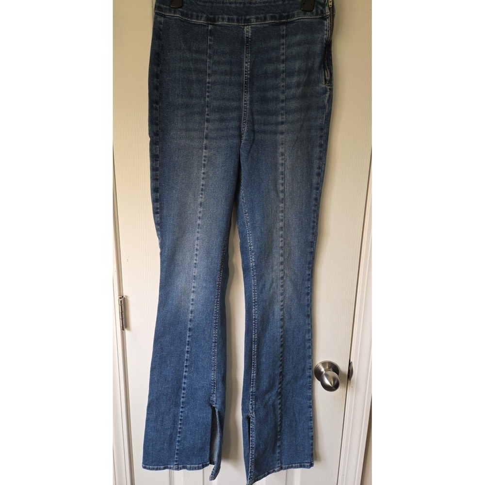 Forever 21 Hi Rise Bootcut Slim Fit Jeans 30 Womens Stretch Boho Grunge NEW